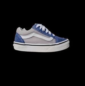 Vans shoes, blue and gray, toddler size 11
